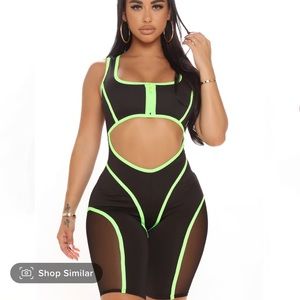 Biker shirt jump suit